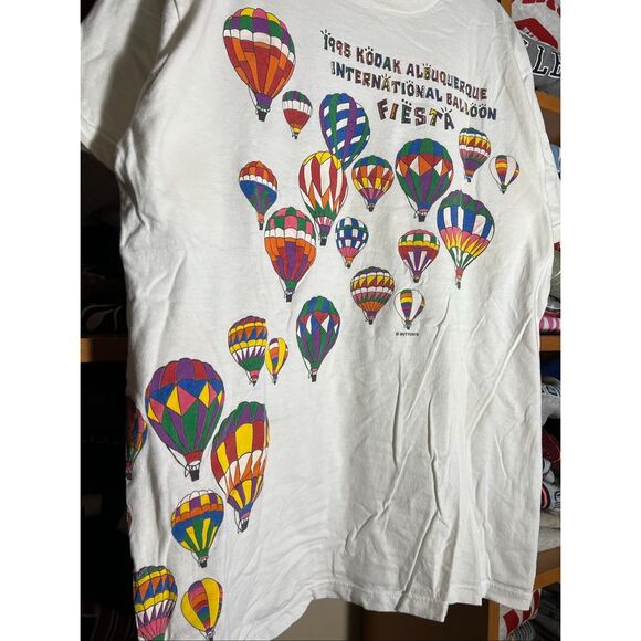 Vintage 90s Kodak Albuquerque Balloon Festival AOP Tee - Picture 2 of 5